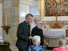 100 Jahrfeier Weingartenkapelle in Naumburg mit Bischof Dr. Michael Gerber (Foto. Karl-Franz Thiede)